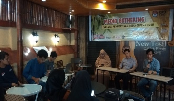 					Media Gathering KPU Gowa. (BERITA.NEWS/Putri). 