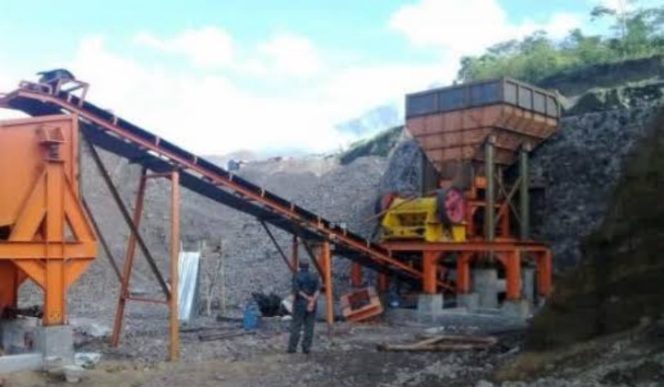 					Ilustrasi mesin pemecah batu. (Int) 