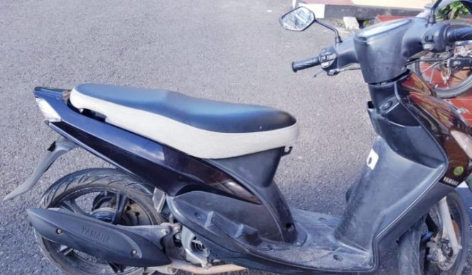 					BB satu unit sepeda motor yang diamankan. (BERITA.NEWS/Wahyu Adi Saputra).  