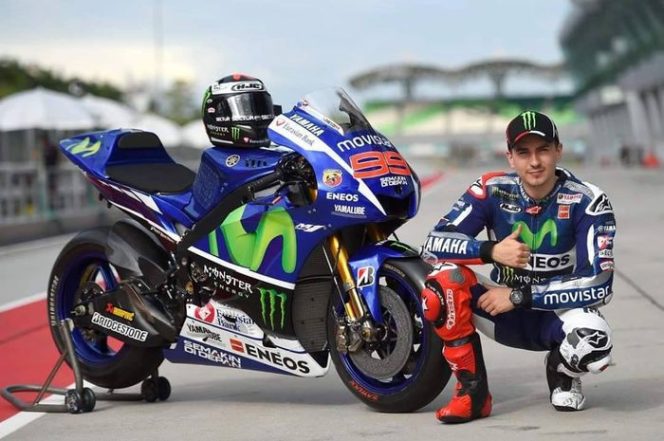 					Jorge Lorenzo saat bersama Yamaha. Dia diisukan akan kembali ke Yamaha. (net)