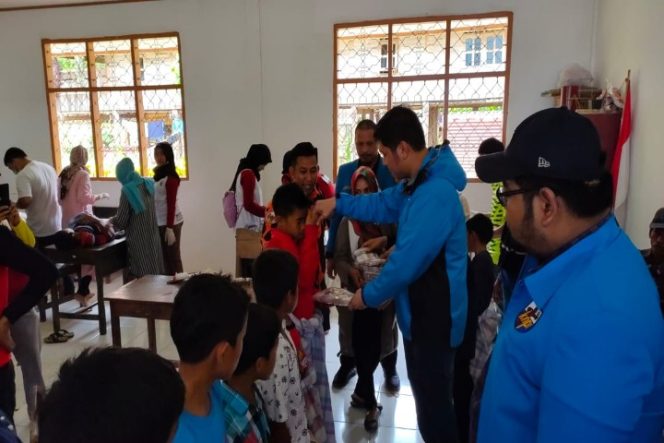 					KNPI Sulsel Bersama Dinkes Luwu Gelar Bakti Sosial