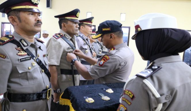 					Suasana sertijab Polres Takalar. (BERITA.NEWS/Sahabuddin Jaya). 