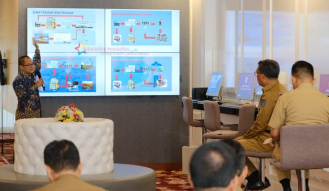 					Pertemuan Manjemen KIMA dan Gubernur Sulsel Nurdin Abdullah. (BERITA.NEWS/Andi Khaerul). 