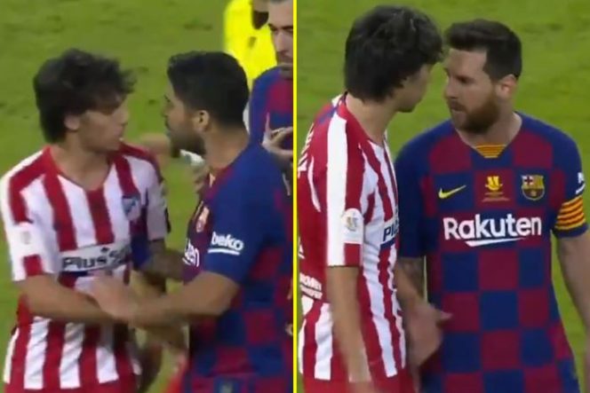 					Penyerang Atletico Madrid, Joao Felix, sempat ribut dengan dua andalan Barcelona, Jordi Alba dan Lionel Messi. (net)