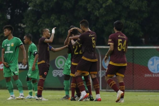 					PSM Makassar meraih kemenangan 0-1 di pertandingan franlymatch dengan Bhayangkara FC, di Stadion PTIK, Rabu (5/2).