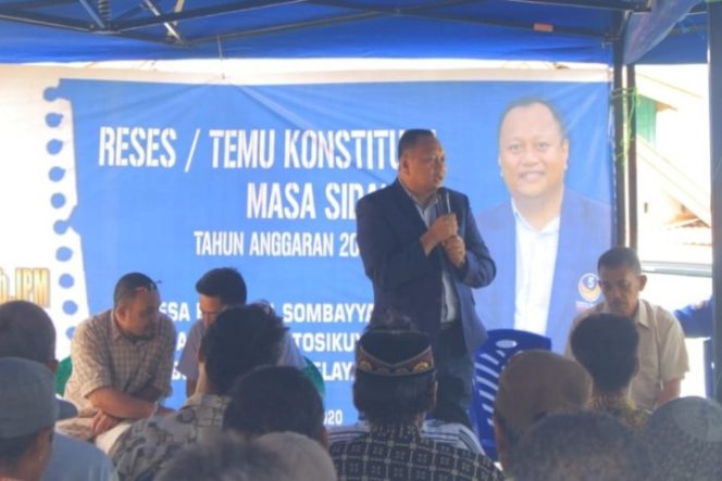 					Reses DPRD Sulsel, Ady Ansar Sambut Aspirasi Warga Desa Binanga Sombayya