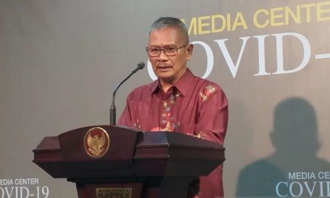 					Juru Bicara Pemerintah untuk Penanganan COVID-19, Achmad Yurianto. (ANTARA/Indra Arief)
