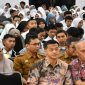 Tampak Siswa-siswi Kabupaten Gowa menghadiri sosialisasi pelaksanaan beasiswa Investasi Sumber Daya Manusia Seperempat Abad dalam Bidang Pendidikan. (Foto: BERITA.NEWS/Putri).