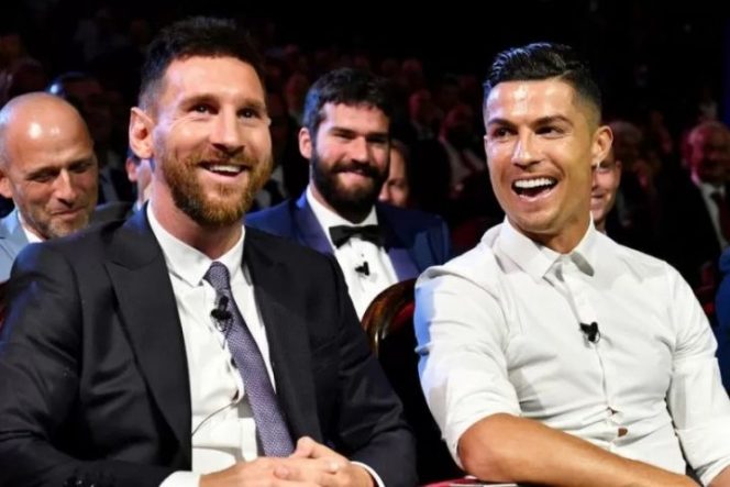 					Lionel Messi dan Cristiano Ronaldo.(Harold Cunningham/ UEFA, via Getty Images)