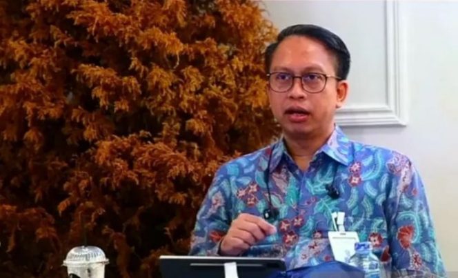 					Staf Ahli Kemenko Perekonomian Raden Edi Prio Pambudi dalam diskusi streaming Hipmi di Jakarta, Jumat (20/3/2020). ANTARA/Mentari Dwi Gayati.