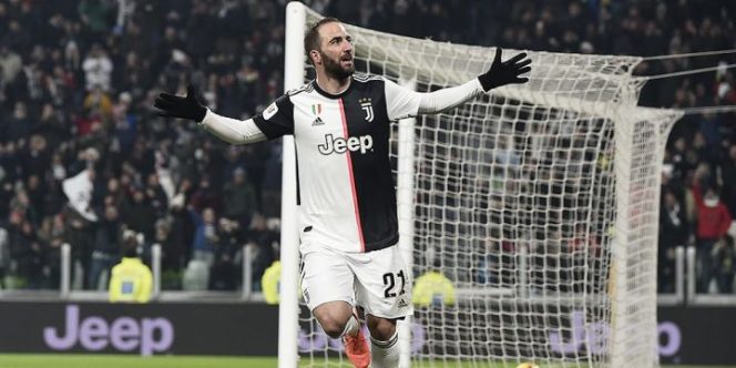 					Penyerang Juventus, Gonzalo Higuain. (AP Photo)