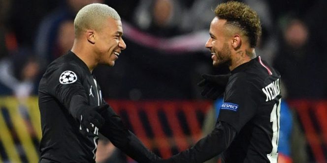 					Kylian Mbappe dan Neymar (AFP)