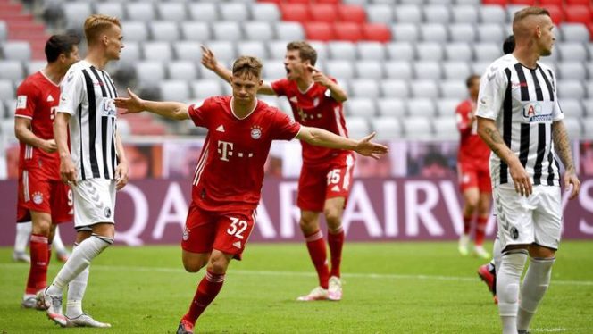 					Bayern Munich menang 3-1 atas Freiburg dalam lanjutan Bundesliga (Foto: AP/Sven Hoppe)