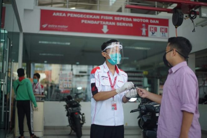 					New Normal, Astra Motor Jateng Terapkan Protokol Kesehatan bagi Karyawan dan Konsumen