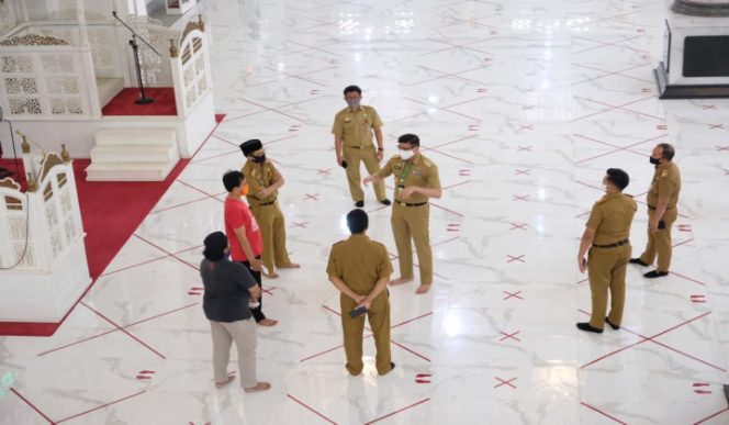 					Jelang Dibuka, Masjid Agung Syekh Yusuf Siapkan Protokol Kesehatan