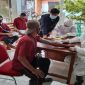 14 TKIB asal Gowa saat menjalani rapid test sebelum kembali ke daerah masing-masing. (Foto: berita.news/Putri).