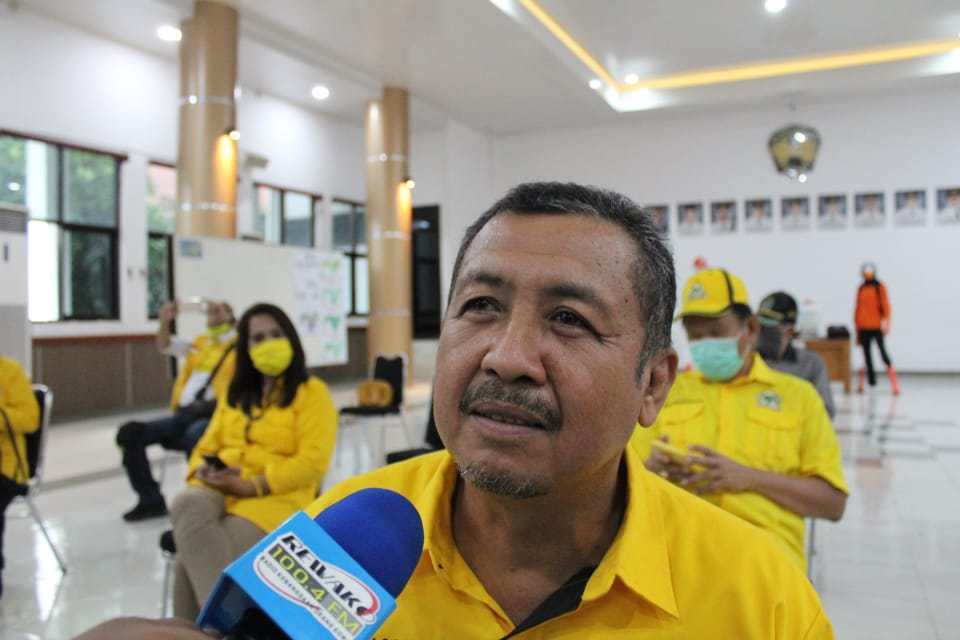 Sekretaris DPD Golkar Gowa, Hasrullah. (Foto: berita.news/Putri)