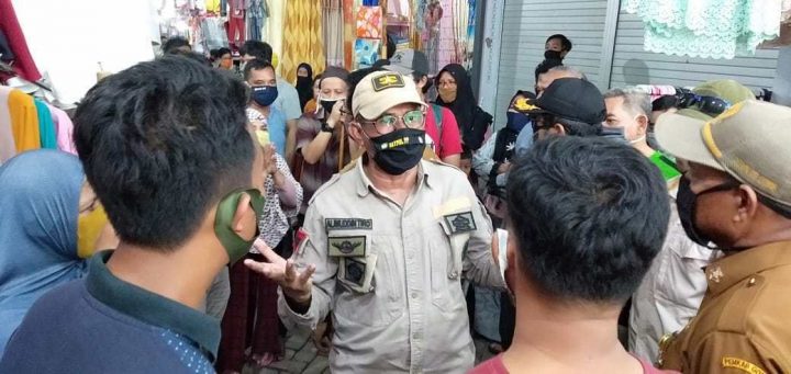 Kepala Satuan Polisi Pamong Praja (Satpol-PP) Kabupaten Gowa Alimuddin Tiro. (Foto: berita.news.Putri)