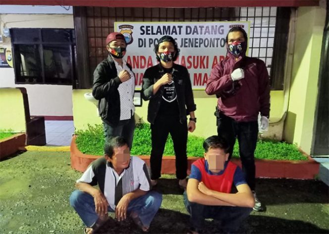 					Dua orang diduga pelaku pembokaran dan pengambilan paksa jenazah covid-19 diamankan aparat