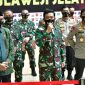 Pelepasan bantuan sembako oleh Panglima TNI, Kapolri dan Gubernur Sulsel.