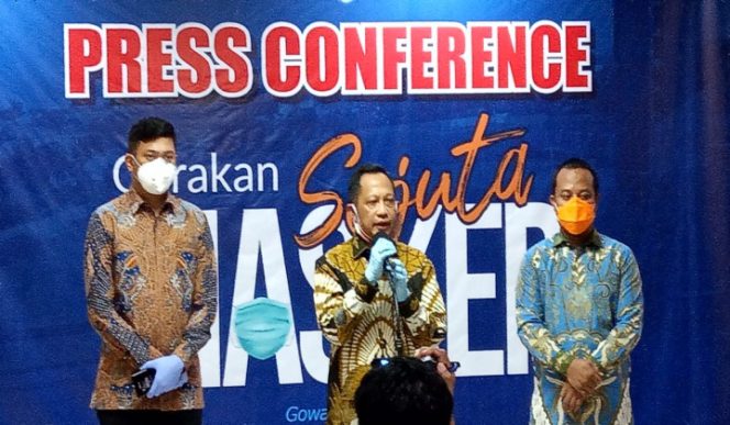 					Gerakan Sejuta Masker Kabupaten Gowa Pecahkan Rekor Dunia