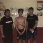 Pelaku penganiayaan Rahmat (20) saat diamankan Resmob Panakkukang.