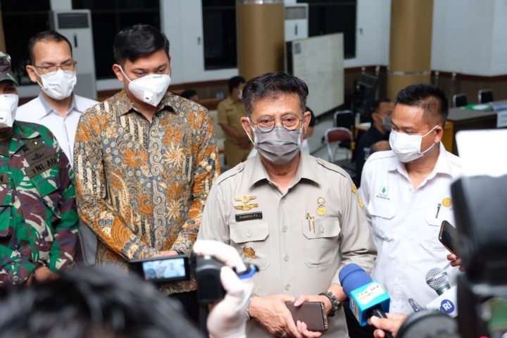 Menteri Pertanian Syahrul Yasin Limpo saat berkunjung ke Kabupaten Gowa didampingi Bupati Gowa, Adnan Purichta Ichsan/(foto: berita.news/Putri)