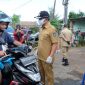Wakil Bupati Gowa, Abdl Rauf Malaganni Kr Kio memantau posko perbatasan PSBB. (Foto: berita.news/Putri)
