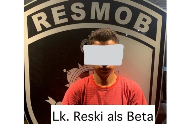 					Sedang Asyik Baring di Kosnya, Pelaku Curanmor Diringkus Resmob Polda Sulsel