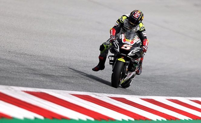 					Pebalap tim Esponsorama Racing Johann Zarco di sesi kualifikasi Grand Prix Austria, Sirkuit Red Bull Ring, Sabtu (15/8/2020). ANTARA/REUTERS/Lisi Niesner/aa. (REUTERS/LISI NIESNER)