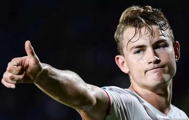 					Pemain Juventus asal Belanda Matthijs de Ligt (AFP/MARCO BERTORELLO)