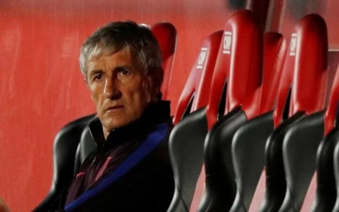 					Quique Setien. REUTERS/Albert Gea (REUTERS/Albert Gea)