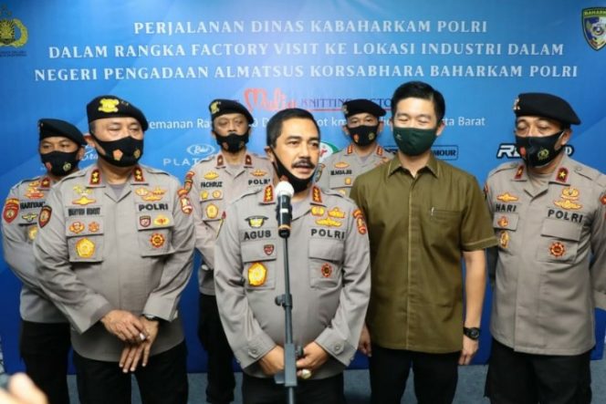 					Kabaharkam Polri Jaga Komitmen Utamakan Produk Dalam Negeri untuk Almatsus Polri