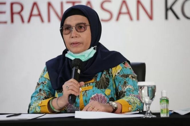 					Wakil Ketua KPK Lili Pintauli Siregar dalam konferensi pers Kinerja KPK Semester I 2020 di gedung KPK Jakarta, Selasa (18/8). (ANTARA/HO-Humas KPK)