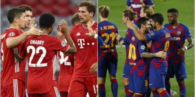 					Bayern Munchen vs Barcelona (AP Photo)