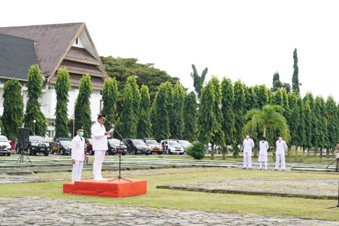 					HUT RI, Bupati Luwu Ajak Masyarakat Bersatu Melawan Covid-19