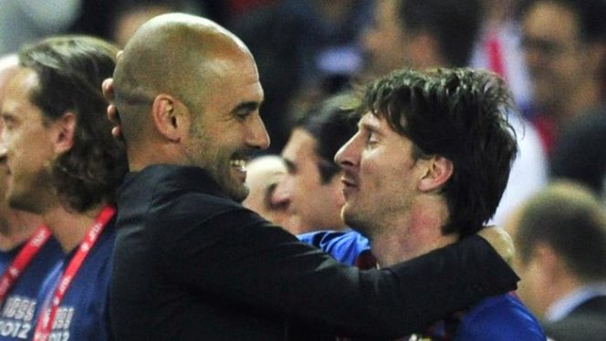 					Jurnalis Spanyol mengungkap pembicaraan telepon antara Lionel Messi dengan Pep Guardiola. (Foto: AFP/JAVIER SORIANO)