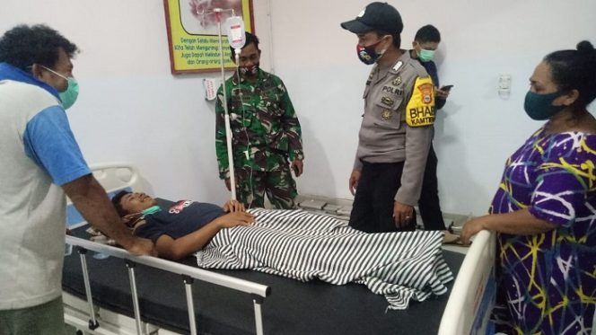 					Korban saat dirawat di RSUD Lanto Daeng Pasewang.