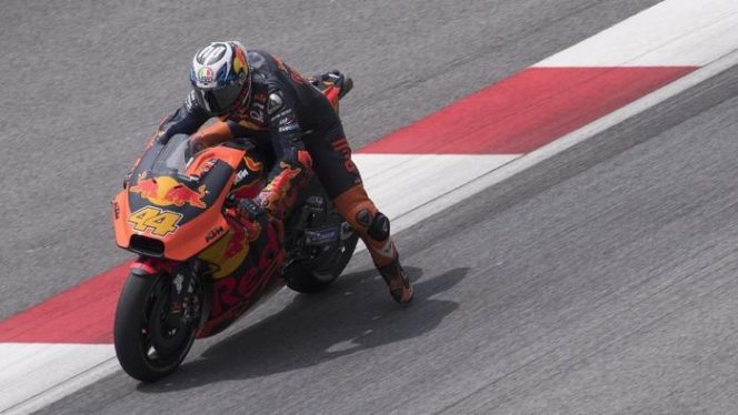 					Pol Espargaro meraih pole position di MotoGP Styria 2020. (Foto: Mirco Lazzari gp/Getty Images)