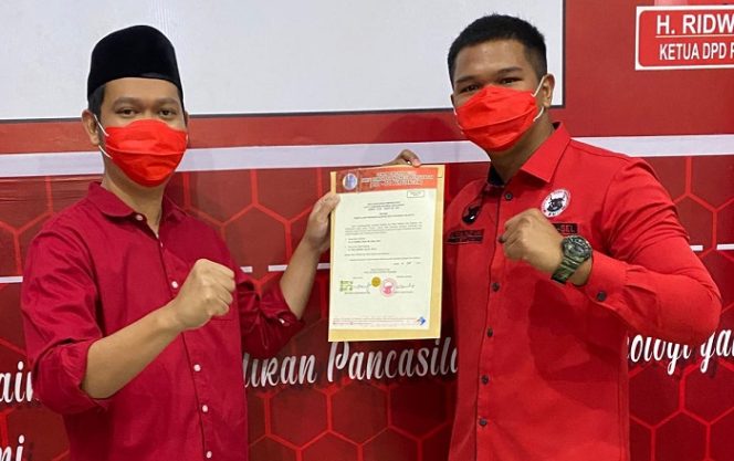 					Ketua BMI Sulsel Uji Nurdin dan Calon Wakil Walikota Makassar Fadli Ananda.