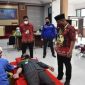 Wakil Bupati Gowa, Abd Rauf Malaganni saat memantau giat donor darah. (Foto: berita.news/Putri).