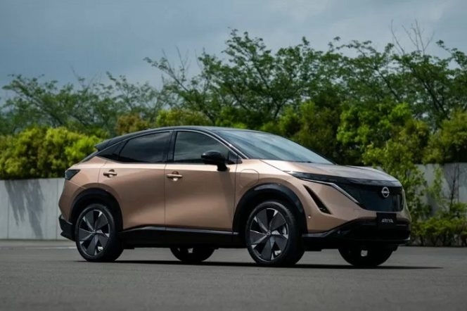 					Crossover listrik All-new Nissan Ariya. (ANTARA/Nissan)