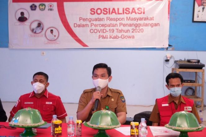 					PMI Gowa Sosialisasi Penguatan Respon Masyarakat Tangani Covid-19 di Kecamatan Somba Opu