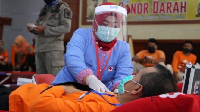					Bekerjasama PMI, Kwarcab Gerakan Pramuka Gowa Gelar Aksi Donor Darah