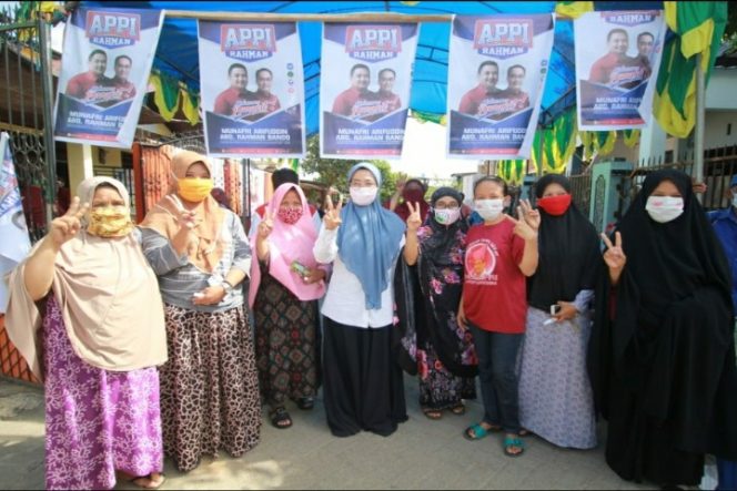 					Dukung Penuh Appi di Pilwali Makassar, Melinda Aksa Ikut Blusukan