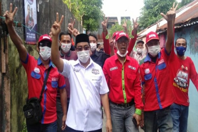 					Blusukan di 4 Kelurahan, Rahman Bando Tempuh dengan Jalan Kaki