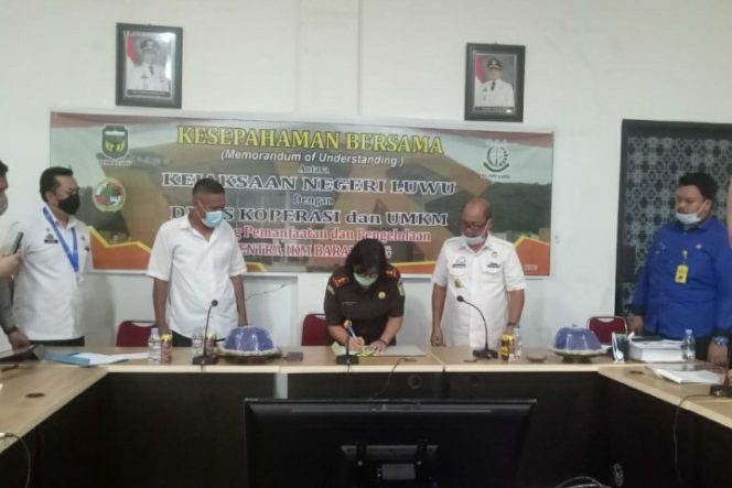 					Pemkab dan Kejari Luwu Dorong Pemulihan Ekonomi Nasional