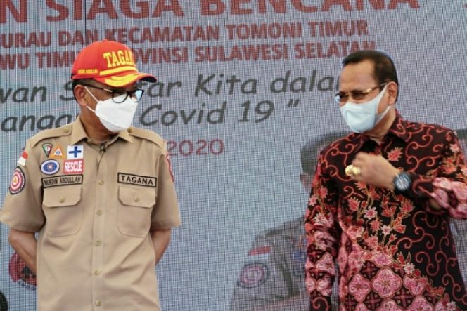 					Basmin Ikut Dampingi Gubernur NA Resmikan Pencanangan Kawasan Siaga Bencana di Lutim