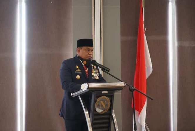 					Bupati Bone Dr.H.A.Fahsar M Padjalangi,M.Si,Dalam arahan dan Sambutannya.