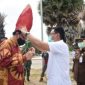 Kunjungan Menteri Pendayagunaan Aparatur Negara dan Reformasi Birokrasi (PAN-RB) di Museum Istana Ballalompoa Kabupaten Gowa. (Foto: berita.news/Putri).